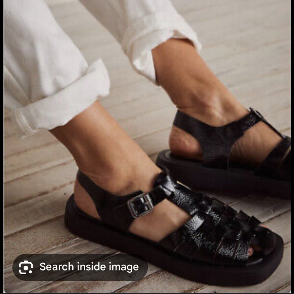 Free People Finn Fisherman Platform Sandal